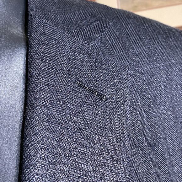 TOM FORD O’Connor Blue Sport Coat Silk & Mohair Fit Y - Picture 7 of 13